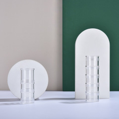 Acrylic combination cream jar multi-layer assembly cream bottle cosmetics travel Japanese MJ sub-bottle storage bottle