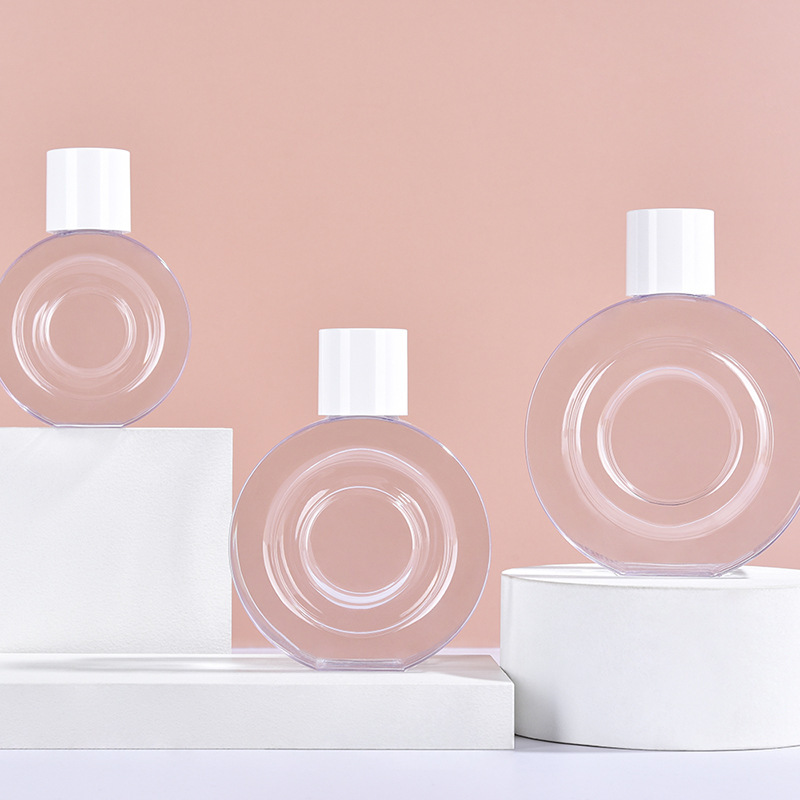 PETG round mouthwash screw cap bottle large capacity lotion bottle spray light and convenient to carry and can be divided