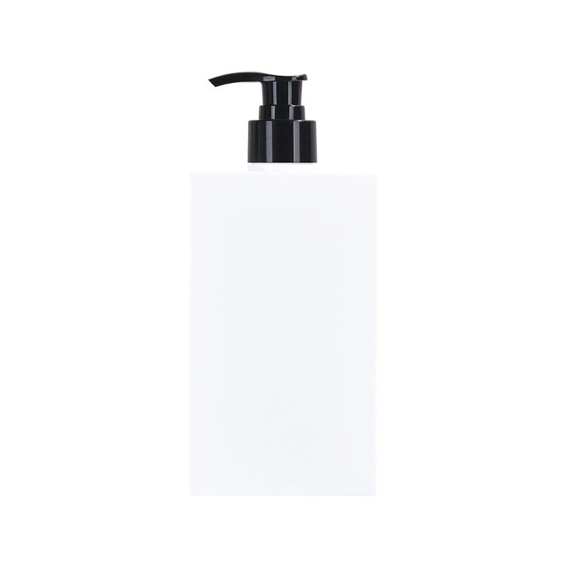 PETG right angle square lotion bottle shampoo shower gel hand soap press bottle washing and care bottle