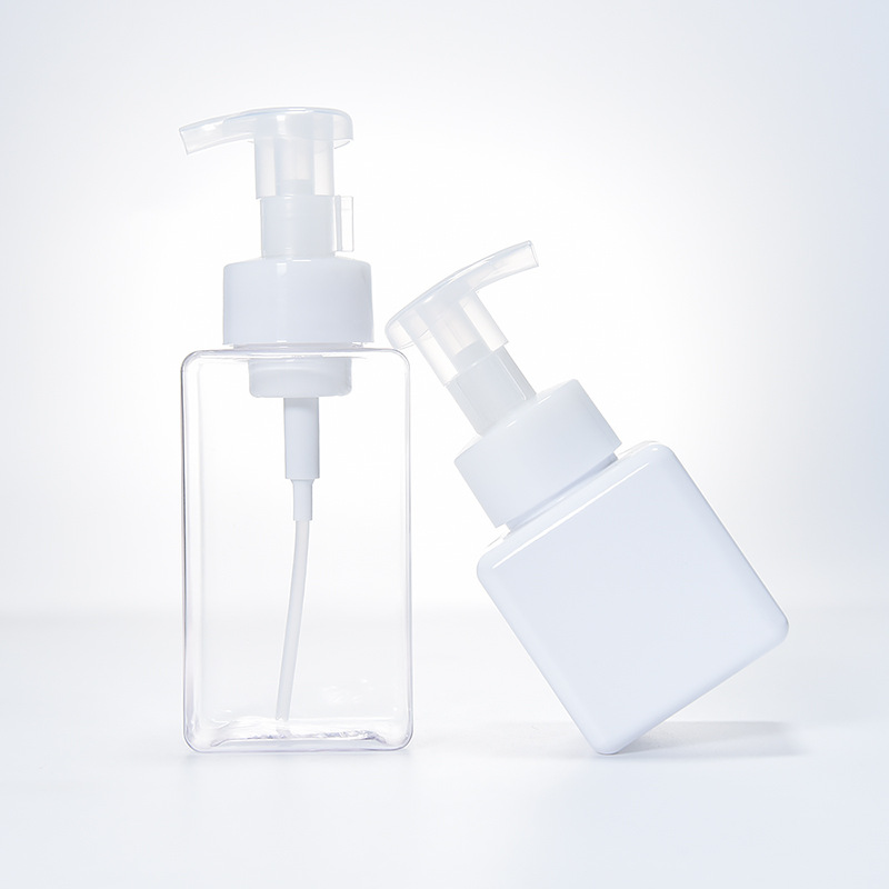 PETG square foaming bottle mousse bottle foam bottle hand sanitizer bottle cosmetic bottle