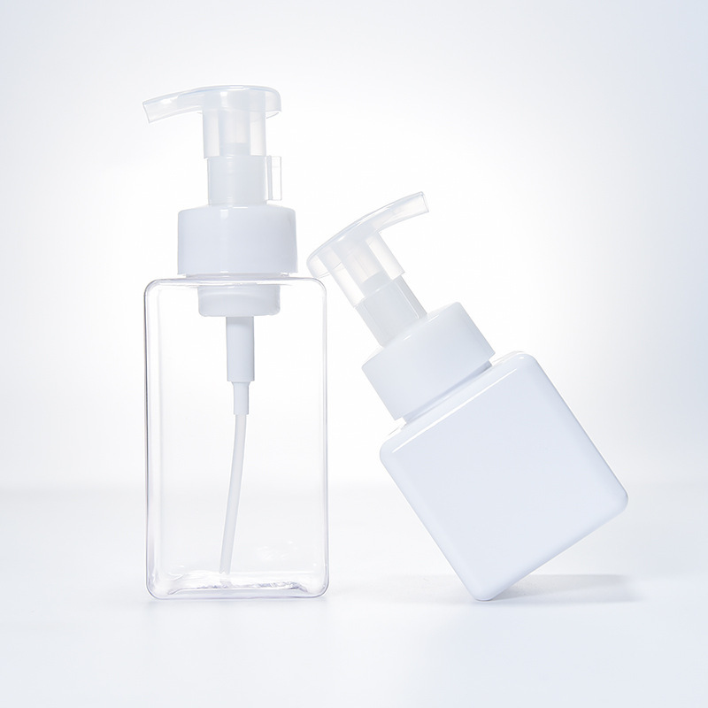 PETG square foaming bottle mousse bottle foam bottle hand sanitizer bottle cosmetic bottle
