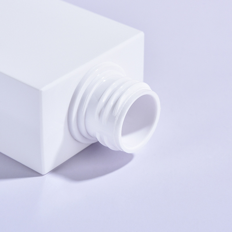 PETG right angle square lotion bottle shampoo shower gel hand soap press bottle washing and care bottle