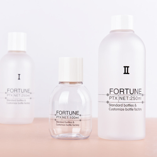 PETG thick wall rubber head dropper bottle thick bottom essence bottle essential oil bottle straight round plastic bottle