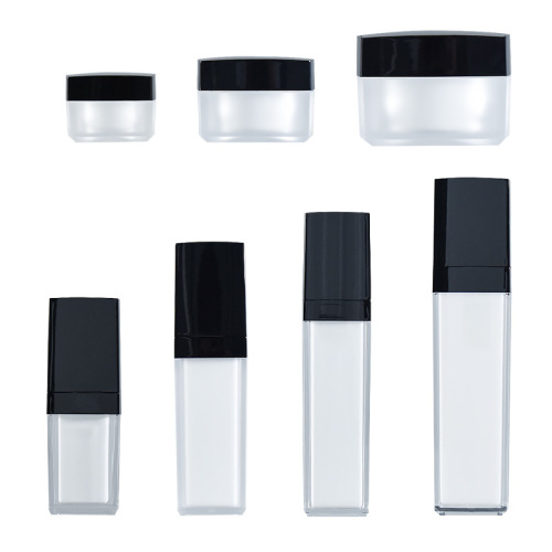 Acrylic lotion spray bottle cosmetic bottle sub-bottle cream jar square bottle set empty bottle