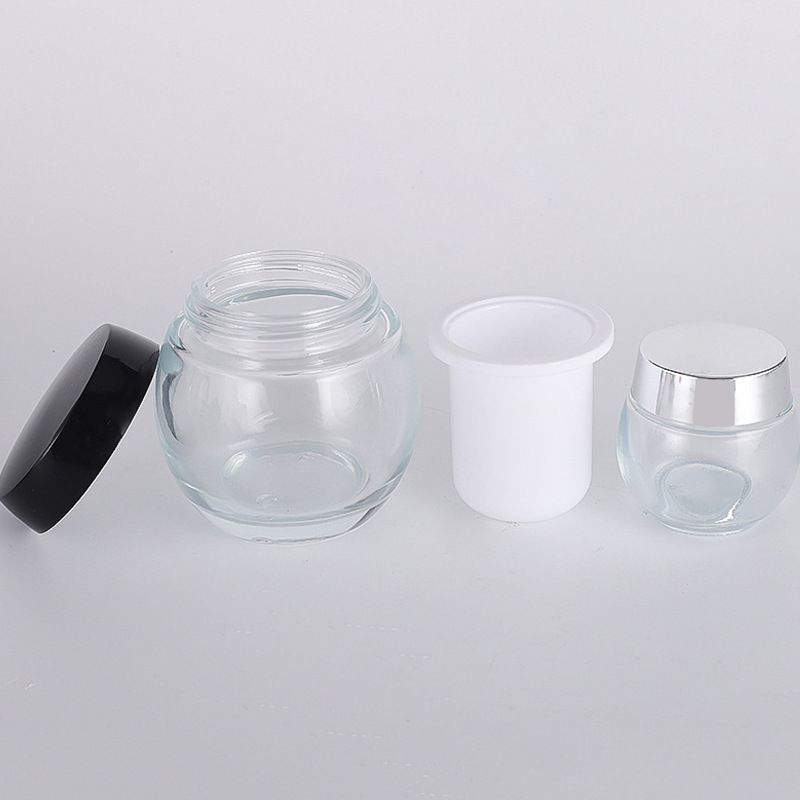 15g-120g black bandage cream bottle 614 large capacity eye cream bottle big belly liner face cream bottle