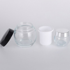 15g-120g black bandage cream bottle 614 large capacity eye cream bottle big belly liner face cream bottle