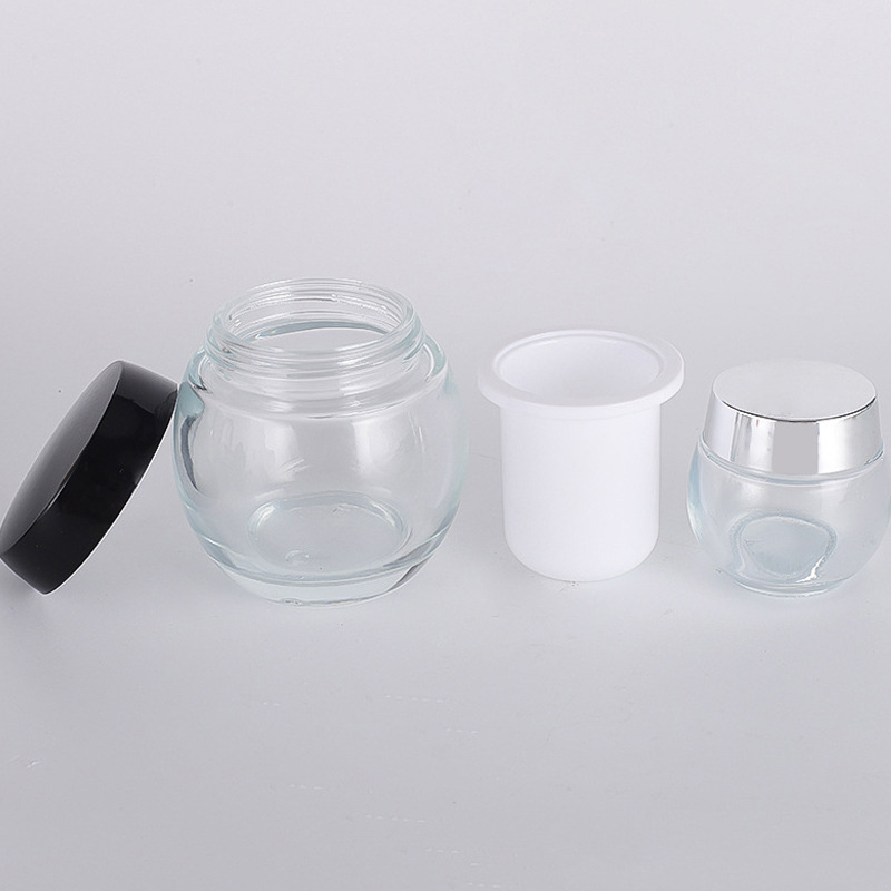 15g-120g black bandage cream bottle 614 large capacity eye cream bottle big belly liner face cream bottle
