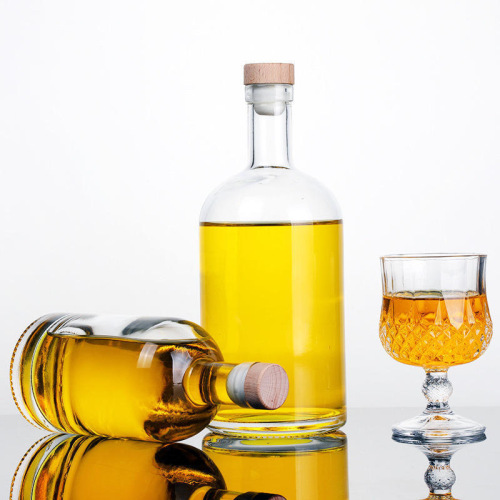 100ml200ml500ml vodka glass bottle transparent frosted empty bottle sealed fruit wine bottle