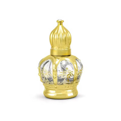12ML light luxury crown perfume roller bottle palace style essential oil roller bottle glass perfume sub-bottle