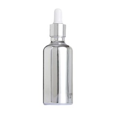 Electroplating silver essential oil bottle 30ml50ml100ml glass dropper cosmetic sub-bottle press spray empty bottle