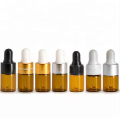 Brown dropper essential oil bottle 1ml 2ml 3ml 4ml 5ml essence glass sample bottle