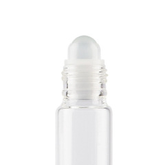 5ml 10ml transparent roller bottle massage oil roll-on bottle glass eye cream bottle essential oil bottle