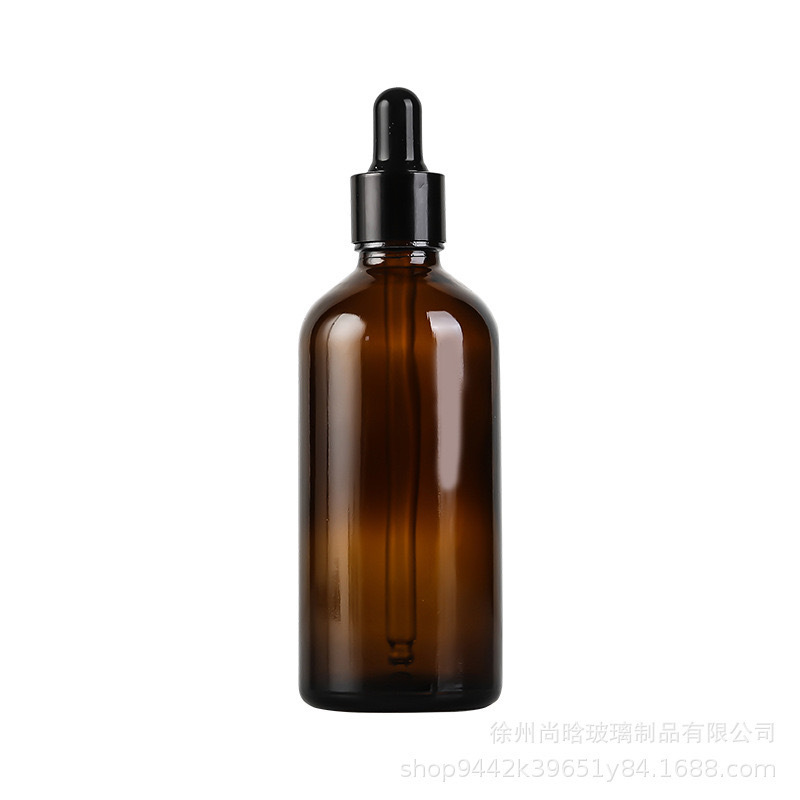 50ml100ml brown light-proof essential oil bottle essence glass dropper bottle cosmetic packaging empty bottle
