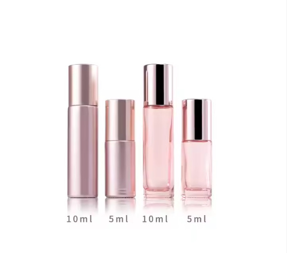 5ml rose gold glass roller bottle essential oil bottle 10ml perfume bottle roller bottle sample bottle