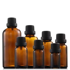 50ml brown essential oil bottle light-proof mixing bottle glass dropper bottle hyaluronic acid sub-packaging sample bottle