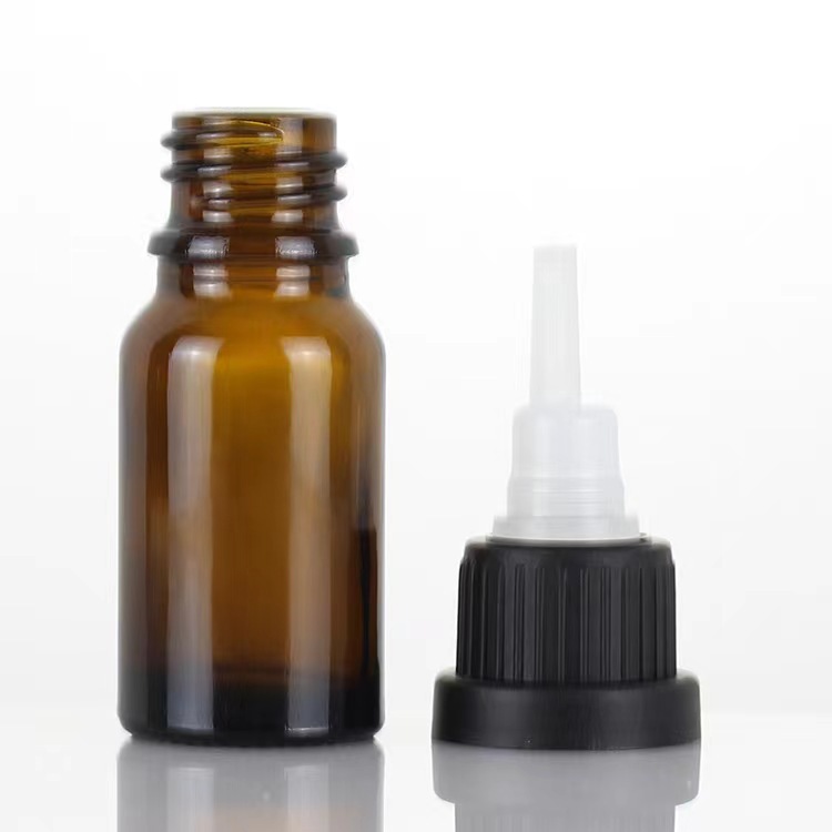 50ml brown essential oil bottle light-proof mixing bottle glass dropper bottle hyaluronic acid sub-packaging sample bottle