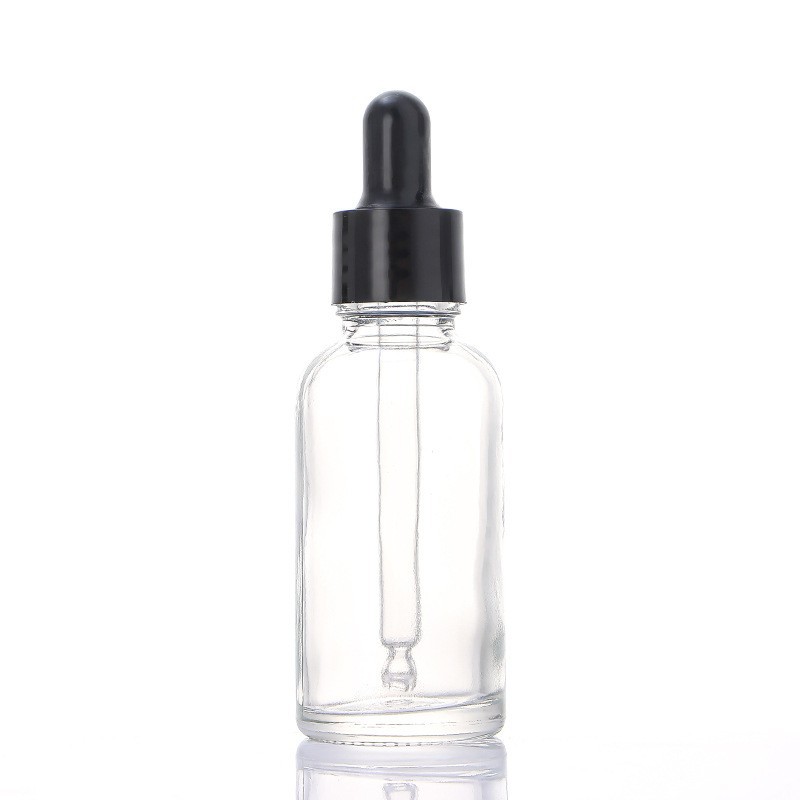 30ml transparent essential oil bottle sub-packaging glass bottle 50ML thickened beauty salon dropper bottle essence bottle