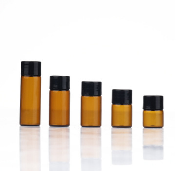 3-10ml brown glass dropper bottle transparent essential oil bottle 1ml trial sample bottle