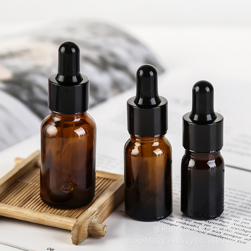 50ml100ml brown light-proof essential oil bottle essence glass dropper bottle cosmetic packaging empty bottle