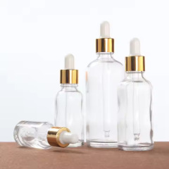 30ml transparent essential oil bottle sub-packaging glass bottle 50ML thickened beauty salon dropper bottle essence bottle