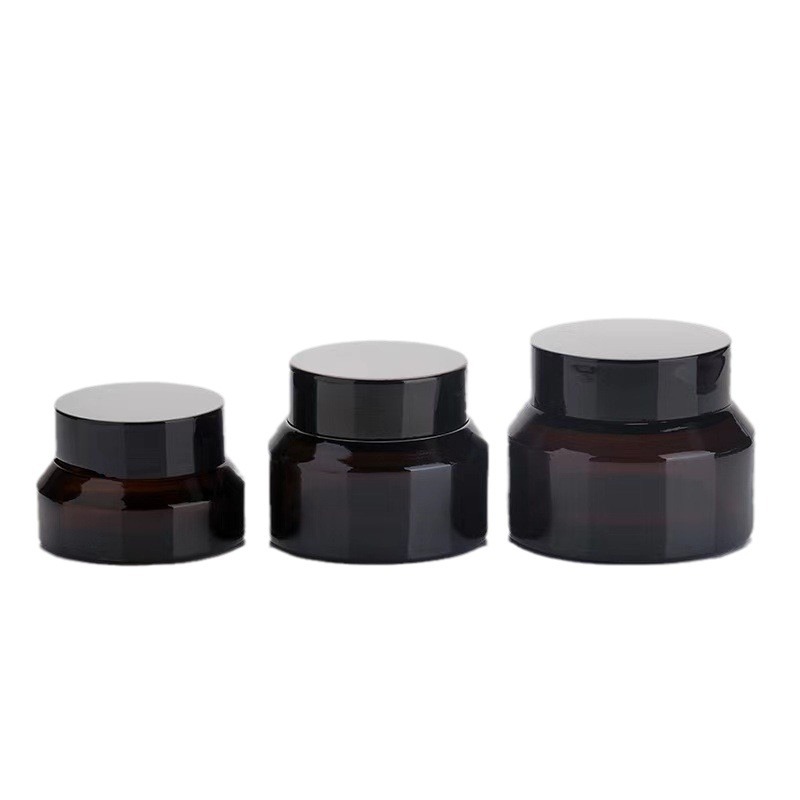 15g green oblique shoulder cream bottle 30g glass eye cream bottle 50g cosmetics face cream empty bottle