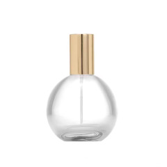 30ML high-value heart-shaped perfume bottle Transparent bayonet perfume spray bottle 50ml aromatherapy bottle