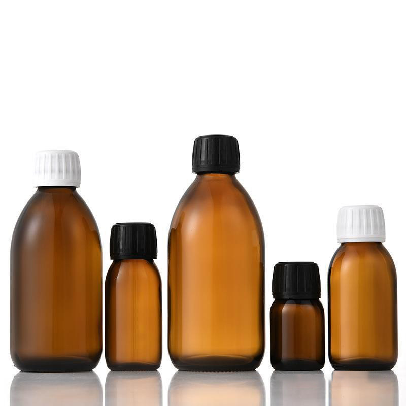 30ml~500ml brown oral liquid bottle light-proof enzyme syrup glass bottle collagen empty bottle