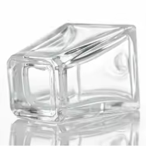 60ML high-end crown perfume bottle transparent thick bottom perfume spray bottle glass essential oil bottle