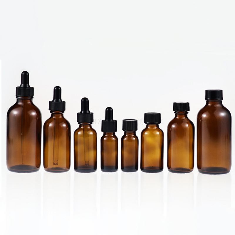 15-60ml brown Boston bottle 120ml essence dropper bottle lotion bottle glass essential oil bottle