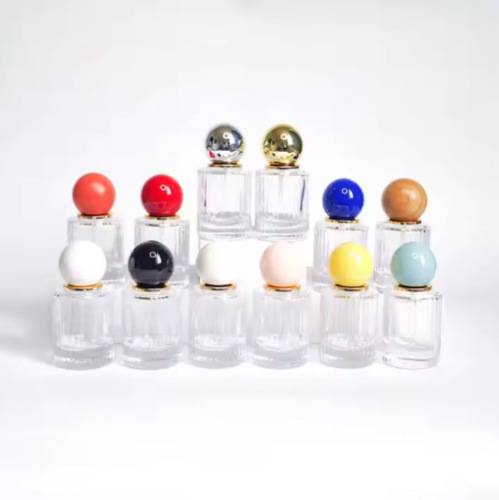 30ml round ball cover perfume bottle high value bayonet perfume spray bottle portable glass bottle