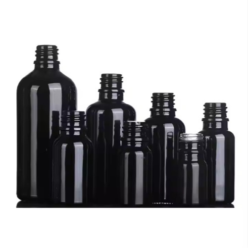5-100ml black essential oil bottle dropper bottle glass perfume spray bottle essence liquid sub-bottle