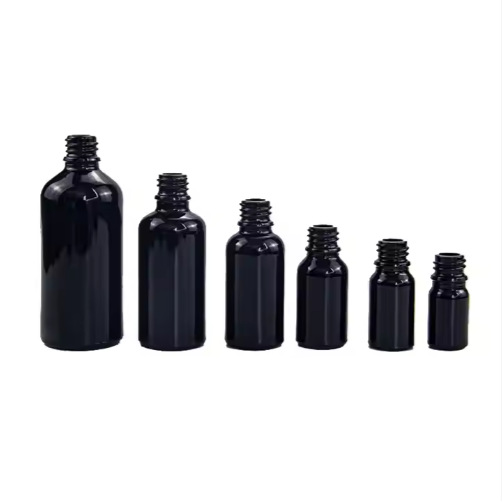 5-100ml black essential oil bottle dropper bottle glass perfume spray bottle essence liquid sub-bottle