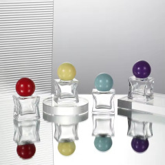 15ml multicolor star bottle high-end perfume bottle cosmetic perfume sub-bottle portable glass sample bottle