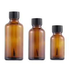5~50ml brown brush cover essential oil bottle glass glue bottle nail polish bottle transparent brush bottle