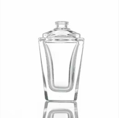 60ML high-end crown perfume bottle transparent thick bottom perfume spray bottle glass essential oil bottle
