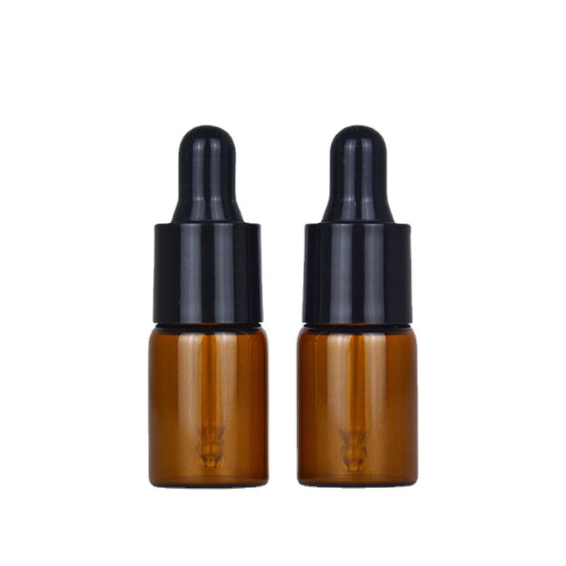 3ml brown glass dropper bottle 5ml essential oil bottle essence sample bottle cosmetics sub-bottle
