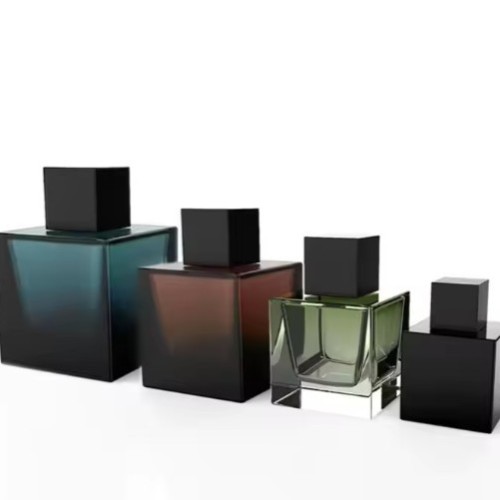30ml50ml100ml square perfume bottle glass perfume spray bottle portable sub-bottle