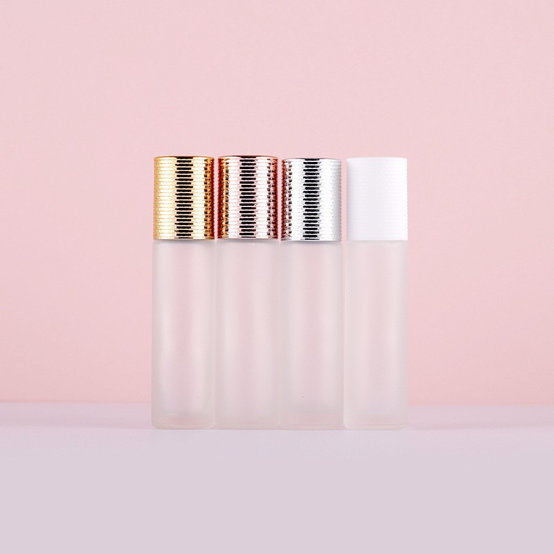 5ml rose gold ball bottle 5ml ball bottle eye massage portable perfume bottle repackaging glass bottle