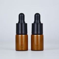 3ml brown glass dropper bottle 5ml essential oil bottle essence sample bottle cosmetics sub-bottle
