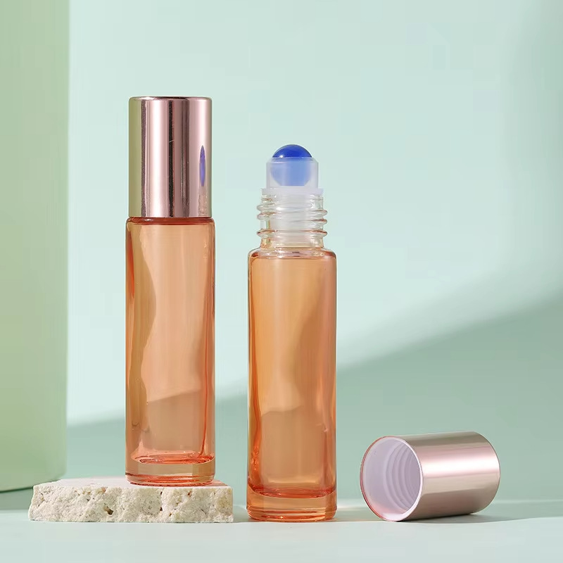10ml color crystal jade ball bottle agate essential oil ball bottle perfume bottle