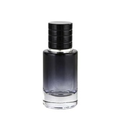 30ml50ml push perfume spray bottle gradient color screw mouth glass cosmetic spray bottle