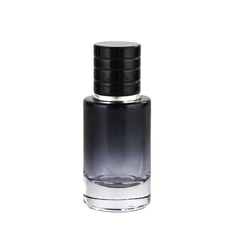30ml50ml push perfume spray bottle gradient color screw mouth glass cosmetic spray bottle