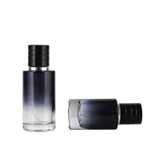 30ml50ml push perfume spray bottle gradient color screw mouth glass cosmetic spray bottle
