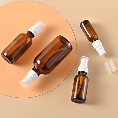 30ml brown Boston spray bottle 60ml brown Boston pure dew bottle 15ML perfume essential oil bottle