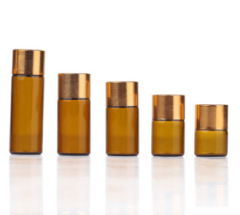3-10ml brown glass dropper bottle transparent essential oil bottle 1ml trial sample bottle