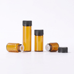 1ml 2ml 3ml brown essential oil bottle Taiwan cover essential oil bottle trial sample bottle