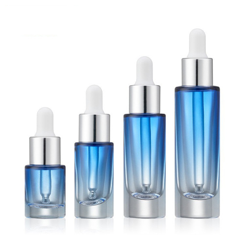 5ml 10ml 15ml 30ml transparent straight round dropper bottle slender thick bottom liquid bottle essential oil bottle