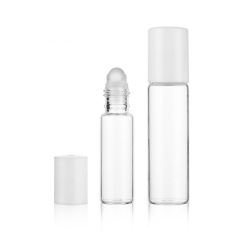 5ml 10ml transparent roller bottle massage oil roll-on bottle glass eye cream bottle essential oil bottle