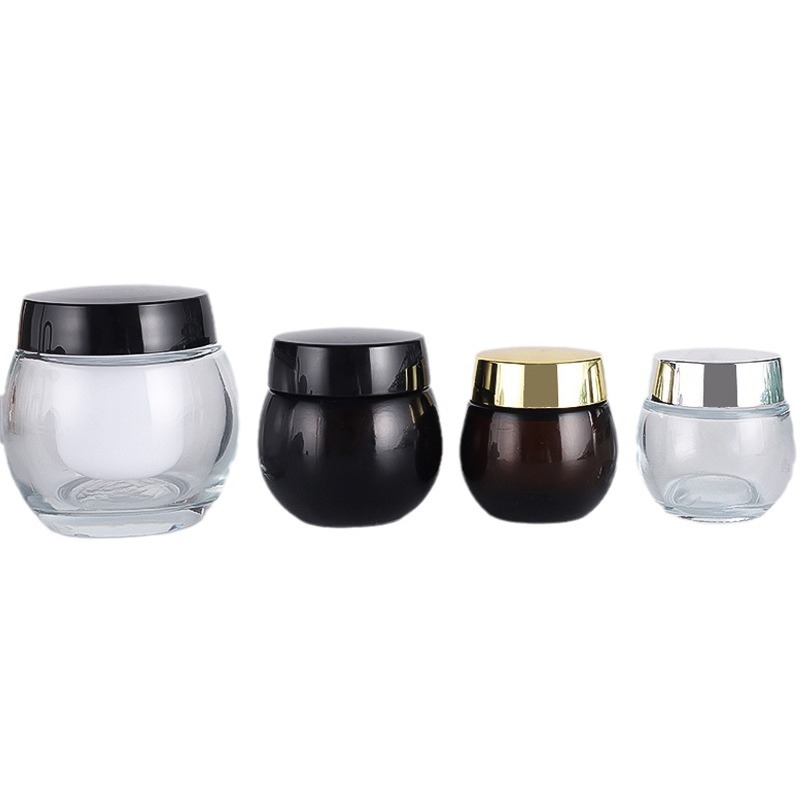 15g-120g black bandage cream bottle 614 large capacity eye cream bottle big belly liner face cream bottle
