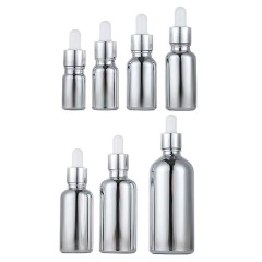 10ml20ml high-grade essential oil bottle gourd bottle electroplating glass dropper essence bottle cosmetics sub-bottle